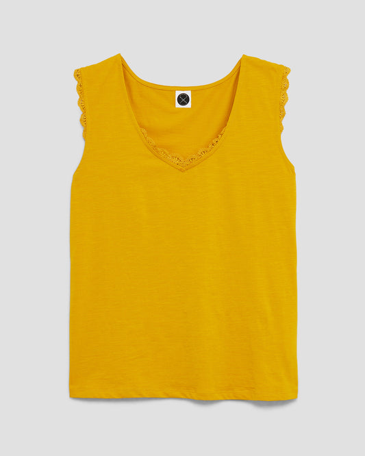 T-Shirt CAHIER Women (T2515_C28_mustard)