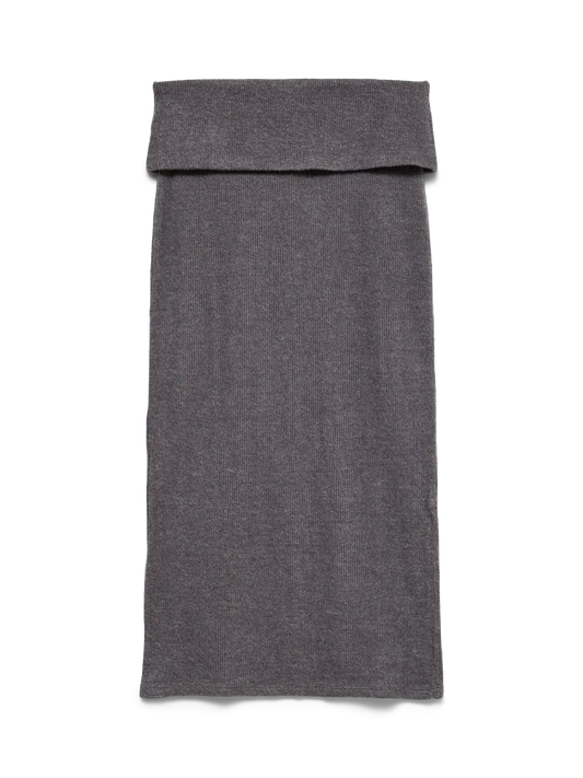 Kaia High Waist 7/8 Skirt Medium Grey Melange (10333299) Women