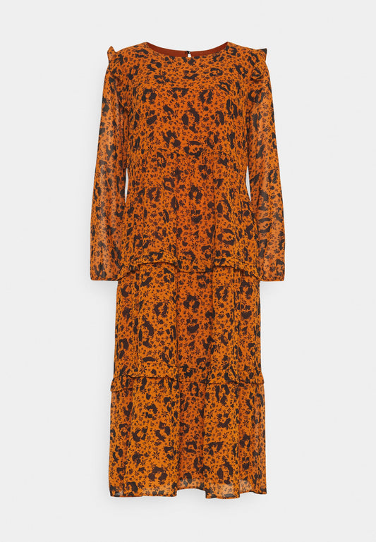 TOM TAILOR DENIM printed dress with ruffles (TO721C0CU-T11) Women