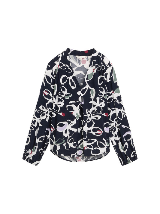Tom Tailor printed V-neck blouse (22070753) Women
