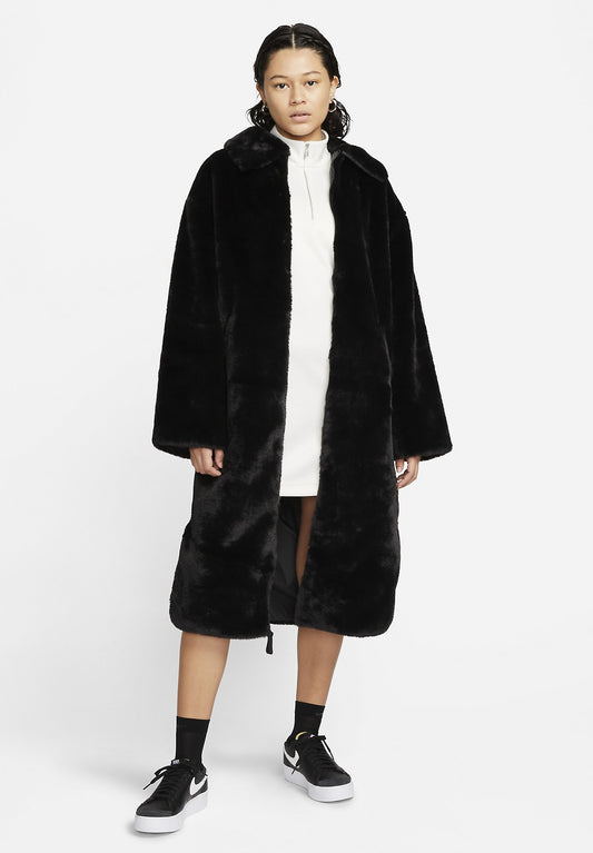 Nike Sportswear W NSW FX FUR GFX AOP LNG JKT Black (NI121U02Q-Q11) Women