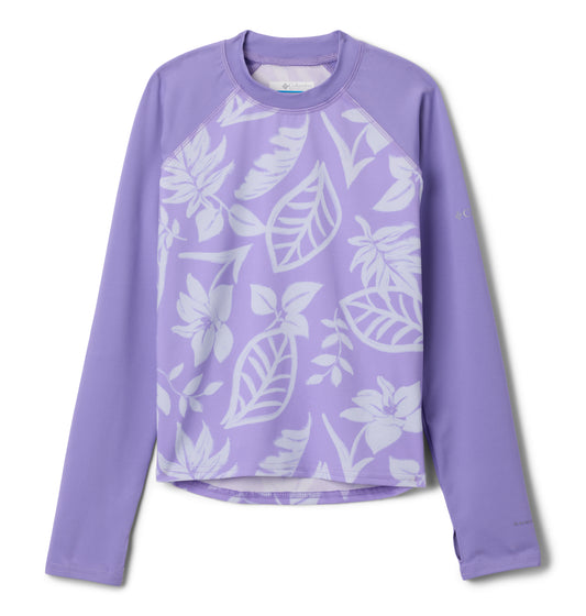 Columbia Sandy Shores Printed LS Paisley Purple Pasteled Tonal, Psly Prpl (1833161597) Kids