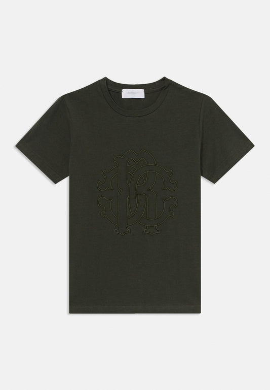 Roberto Cavalli Junior boy t-shirt heraldic logo (ZZO1RD190-M00) Kids