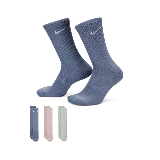 Nike Socks Everyday Plus Cushioned Crew (3 Pairs) Ashen SlateWhite (SX6888-933) Kids