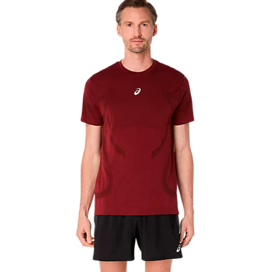 ASICS Road Seamless Short Sleeve Red (2011D355-200) Men