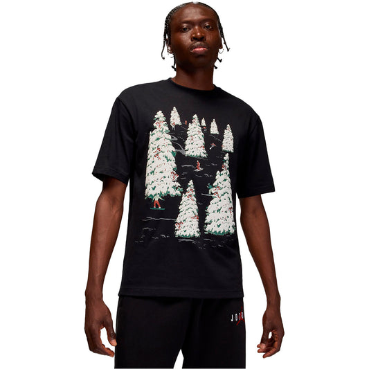 Jordan Brooklyn Holiday Graphic Crew Black (HQ9031-010) Unisex