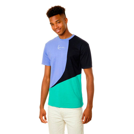 Karl Kani T-Shirt Woven Signature Block Pruple (6037511) Men