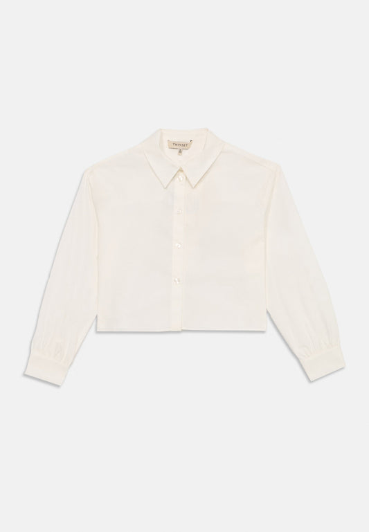 Twinset CAMICIA in POPELINE white (ZZO327S14-A00) Kids