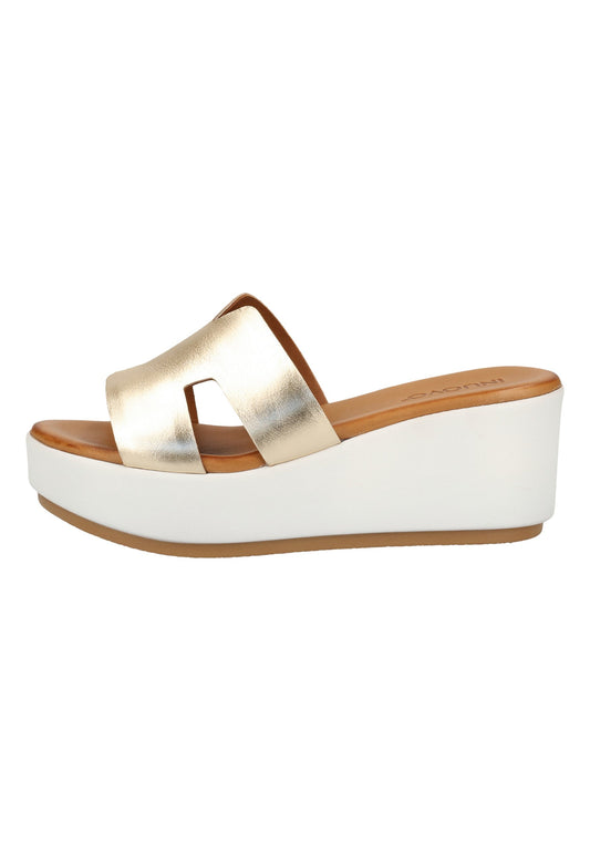Inuovo Mules Gold-Coloured (NU511A00U-F11) Women