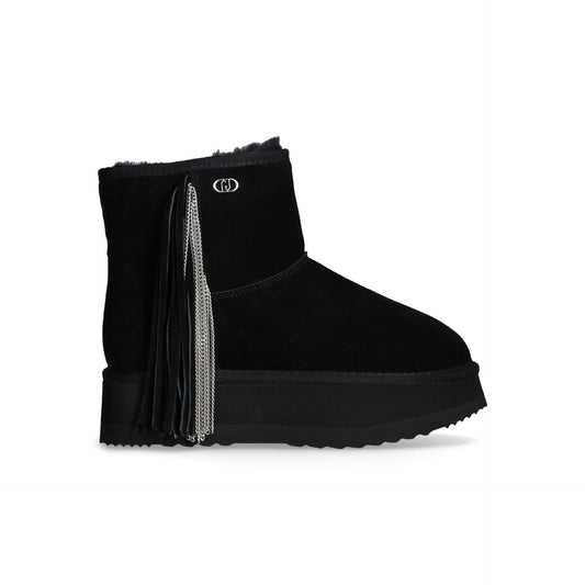 JANE 09 - ANKLE BOOT COW SUEDE BLAC Women