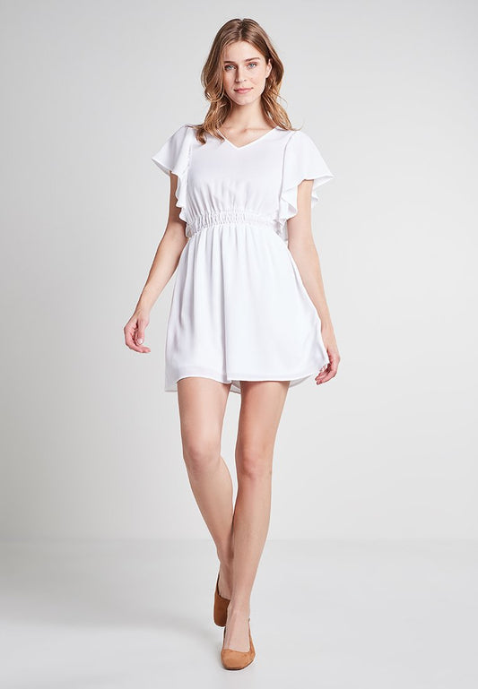 VMSASHA SS FRILL DRESS GA Women