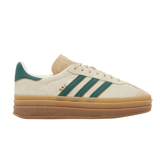 adidas Gazelle Bold Magic Beige Collegiate Green (ID7056) Women