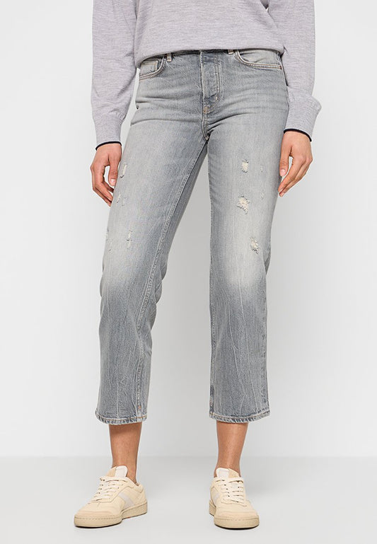 Scotch & Soda THE SKY STRAIGHT JEANS — BREAK OF DAWN Grey (ZZO34WJ56-T00) Women