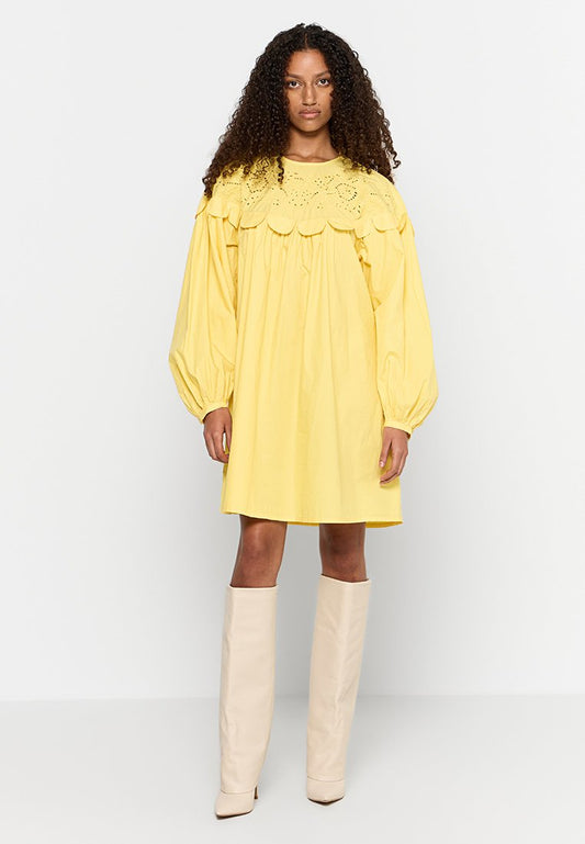 Embroidery Anglaise mini dress Women