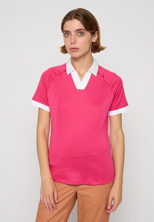 Callaway SS V PLACKET COLORBL Pink (ZZO2UXF35-J00) Women
