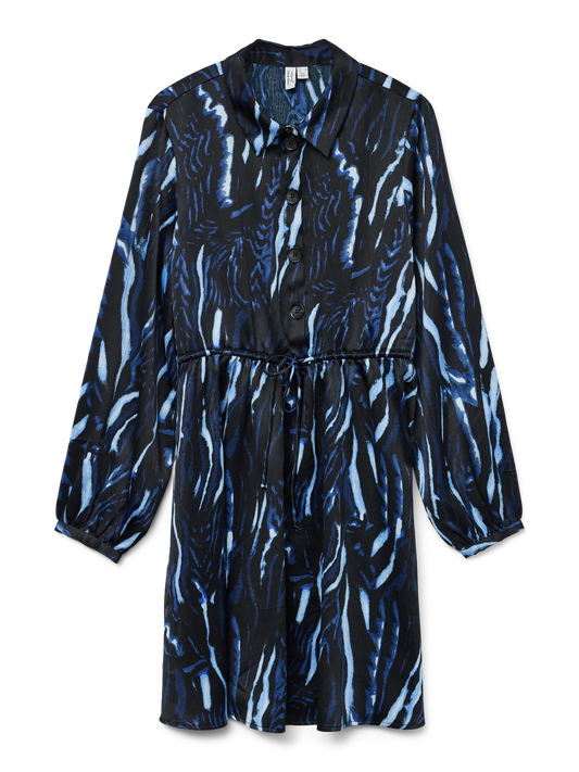 Ferna Long Sleeve Short Dress Surf The Web (10332924) Women