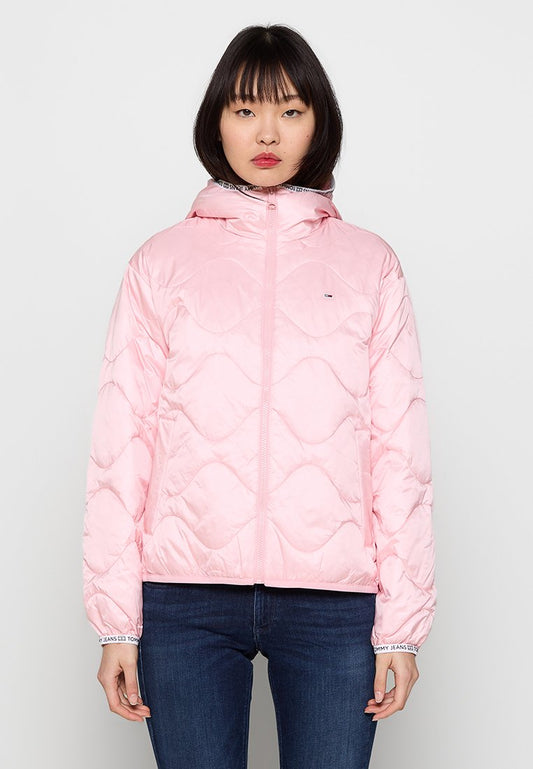 Tommy Jeans TJW QUILTED TAPE HOOD PUFFER EXT (ZZO2B5H04) Women