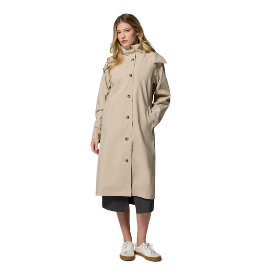 Columbia AmazeTrench Rain Jkt Ancient Fossil (2162251271) Women