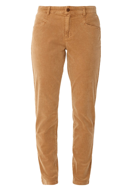 Chino en velours côtelé de coton stretch Women