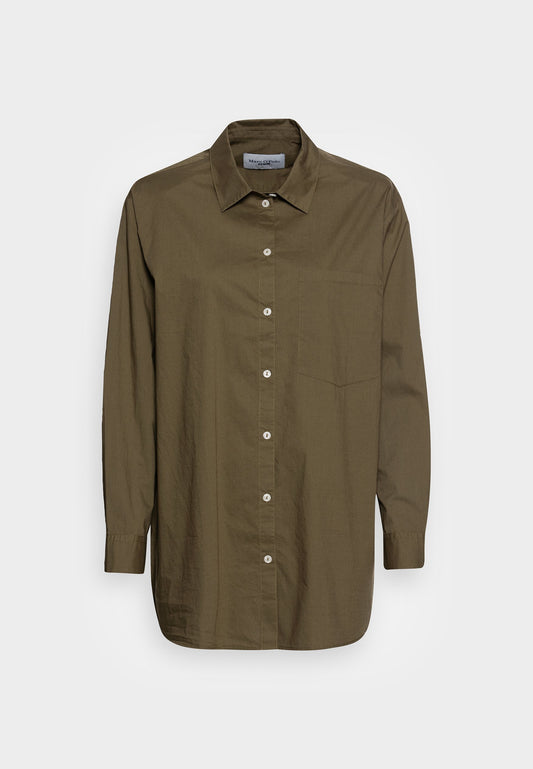 Blouse, longsleeve, kent collar Women