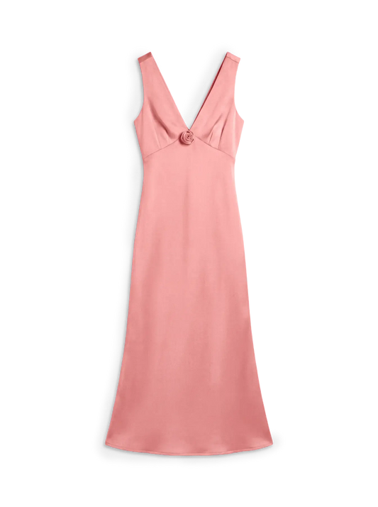 Gianna Sleeveless Ankle Dress Exp Living Coral (10356491) Women