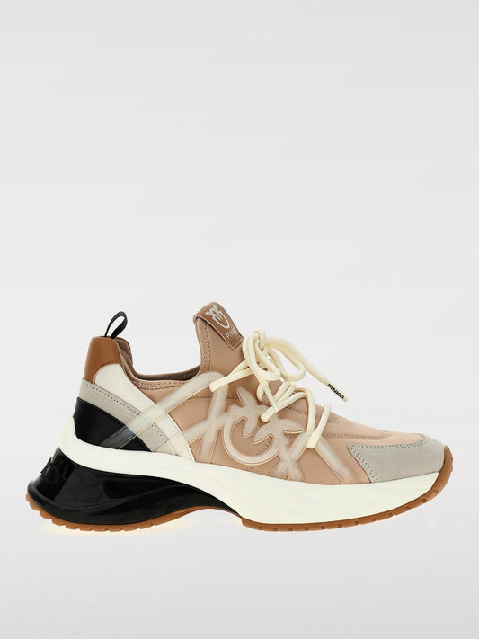 ARIEL 01 - SNEAKER SATIN/SPREADING/COW SUEDE OASI/COGNAC Women