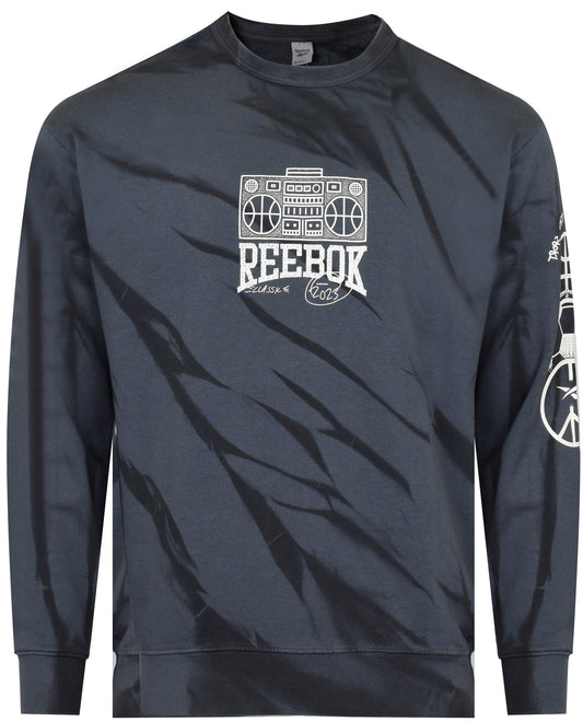 Reebok Sweatshirt UNISEX CL BLOCK PARTY CREW HS9178 (6488) Men