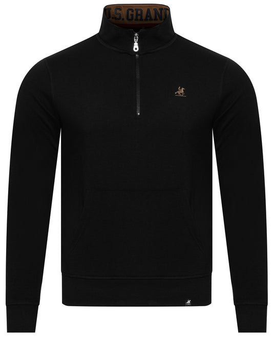 U.S. GRAND POLO EQUIPMENT & APPAREL Sweatshirt Men's SWEATSHIRT WITH HALF ZIP (8138) Men