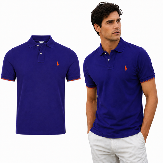 U.S. Polo Assn. T-SHIRT POLO PURPLE (4799) Men
