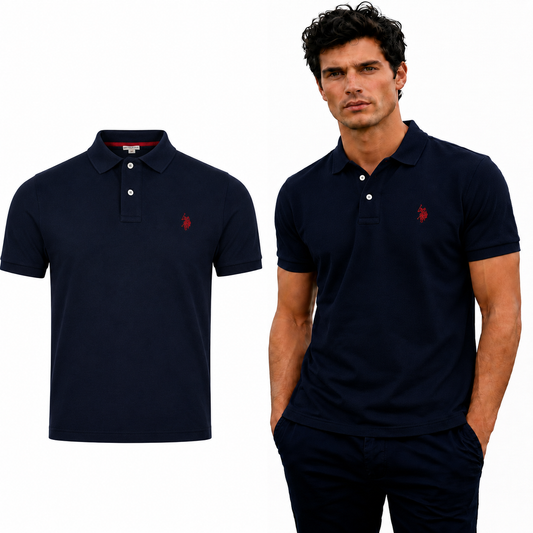 U.S. Polo Assn. T-SHIRT POLO NAVY (6564) Men