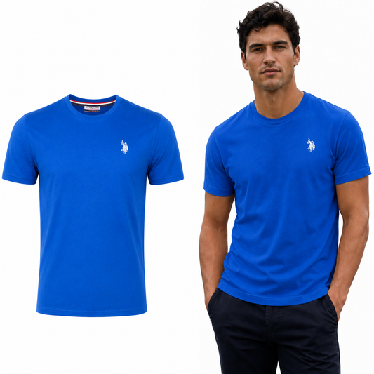 U.S. Polo Assn. T-SHIRT CORNFLOWER BLUE (6330) Men