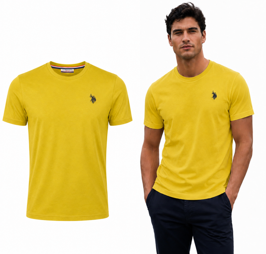 U.S. Polo Assn. T-SHIRT MUSTARD (6325) Men