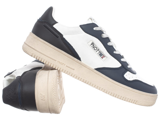 Ynot Shoes Men's 02C9 WHITE NAVY BLACK (9773) Men