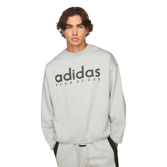 adidas Fear Of God Athletics Crew Medium Grey Heather (JZ7369) Unisex