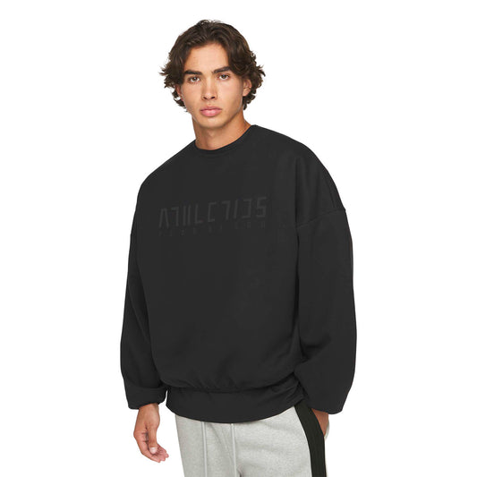 adidas Fear Of God Athletics Suede Fleece Crewneck Black (KA4567) Unisex