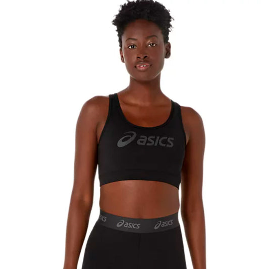 ASICS Sports Bra Essential Asics Logo Padless Black (2032D259-001) Women